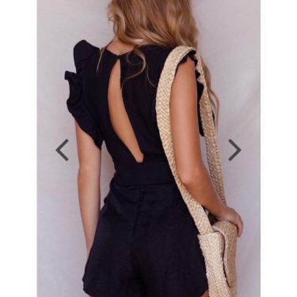 Black playsuit Australian Label with Tag - Picture 3 of 5